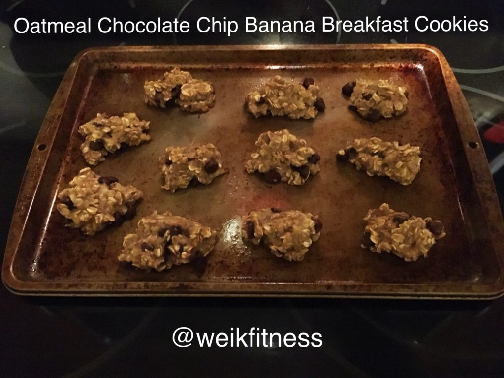 Banana Chocolate Chip Oatmeal Cookies Recipe