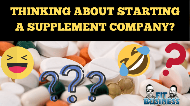 starting a supplement company