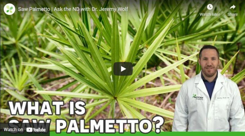 saw palmetto supplements