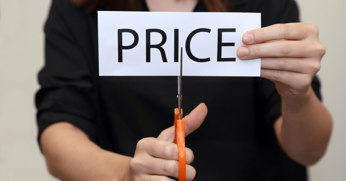 lowering your price