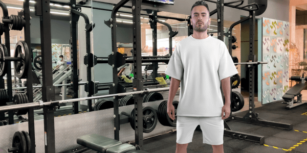 oversized gym shirts