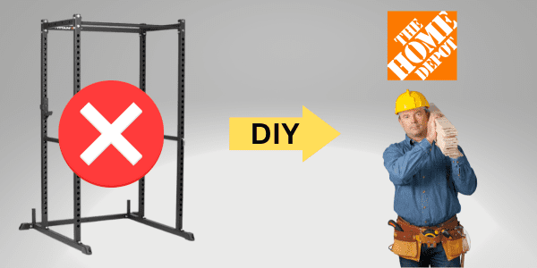 DIY squat rack