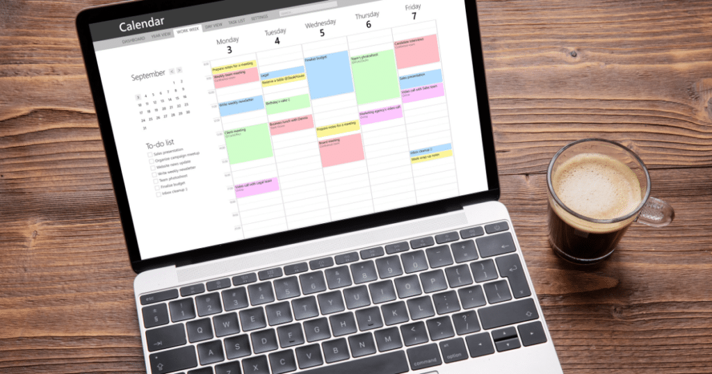 blog content calendar