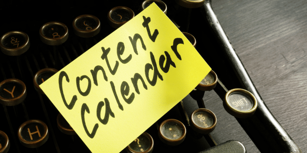 blog content calendar