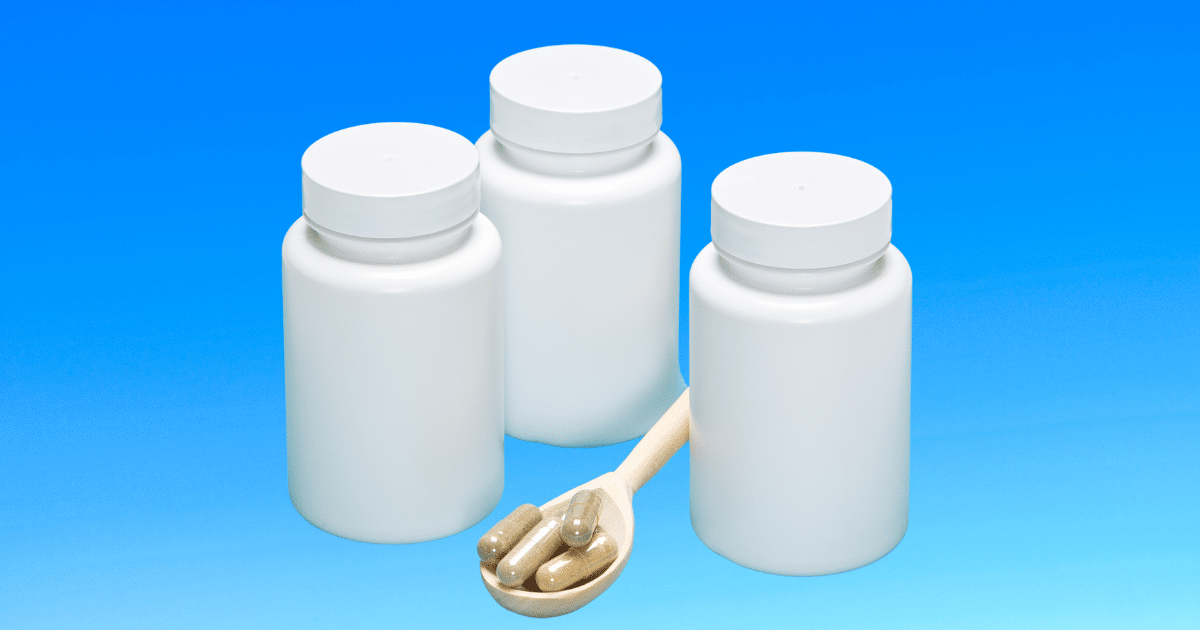 supplement bottles