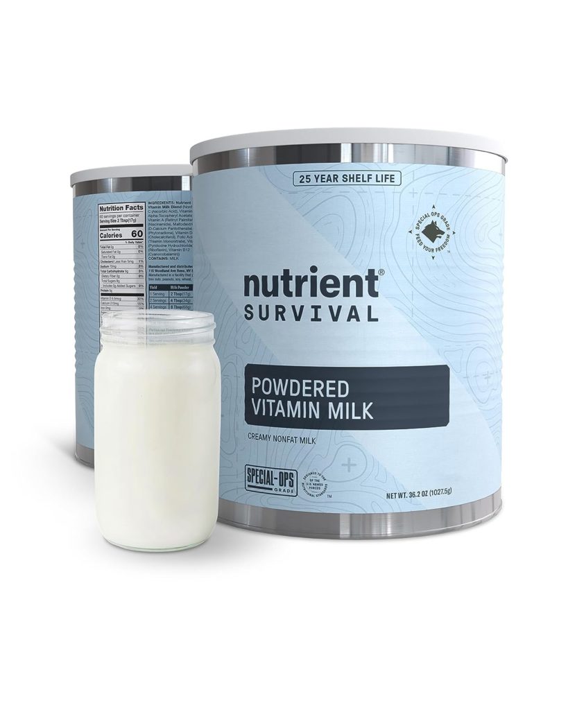 nutrient survival powdered milk
