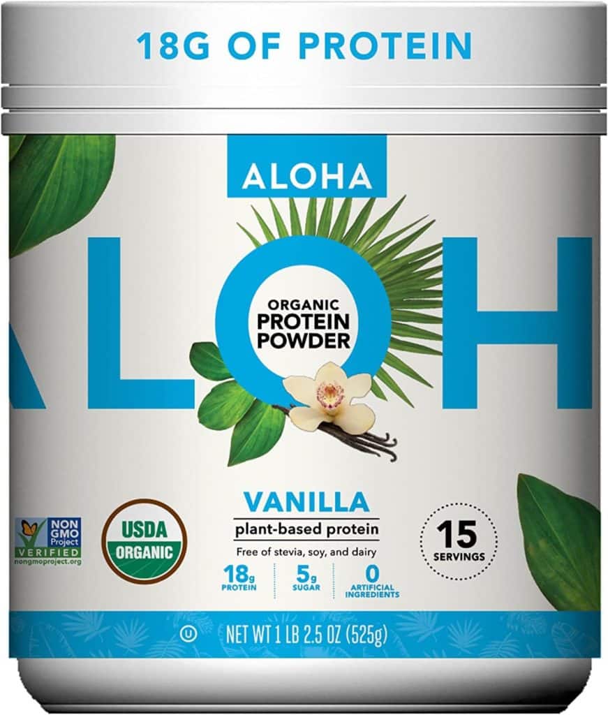 best plant-based protein on amazon - aloha