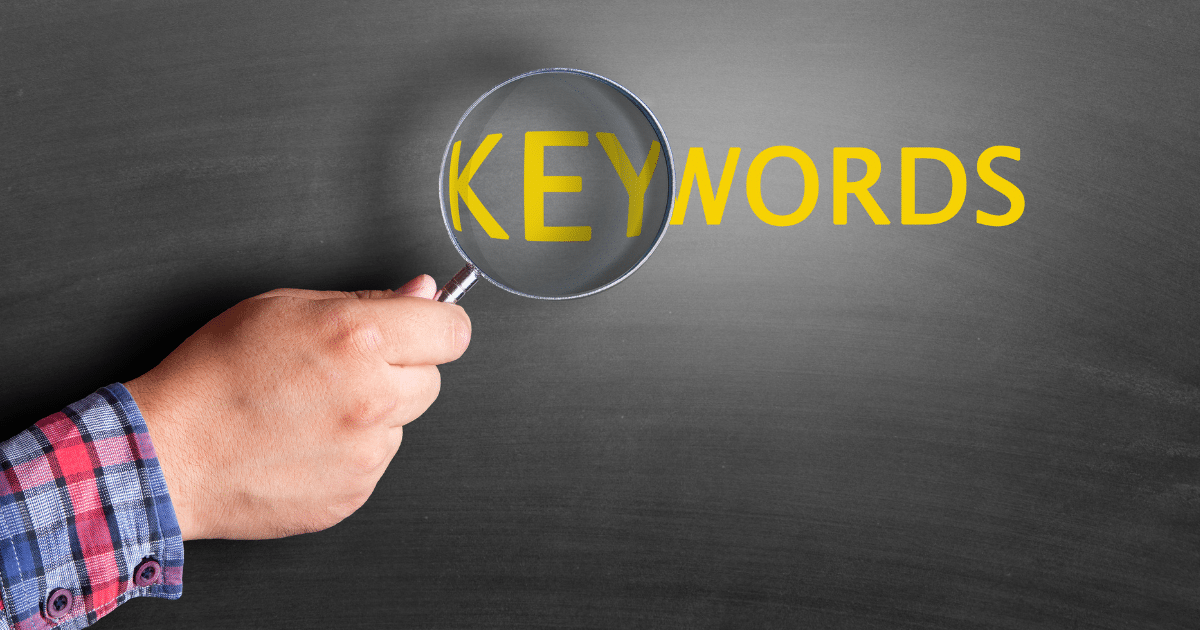 blog content strategy - keywords