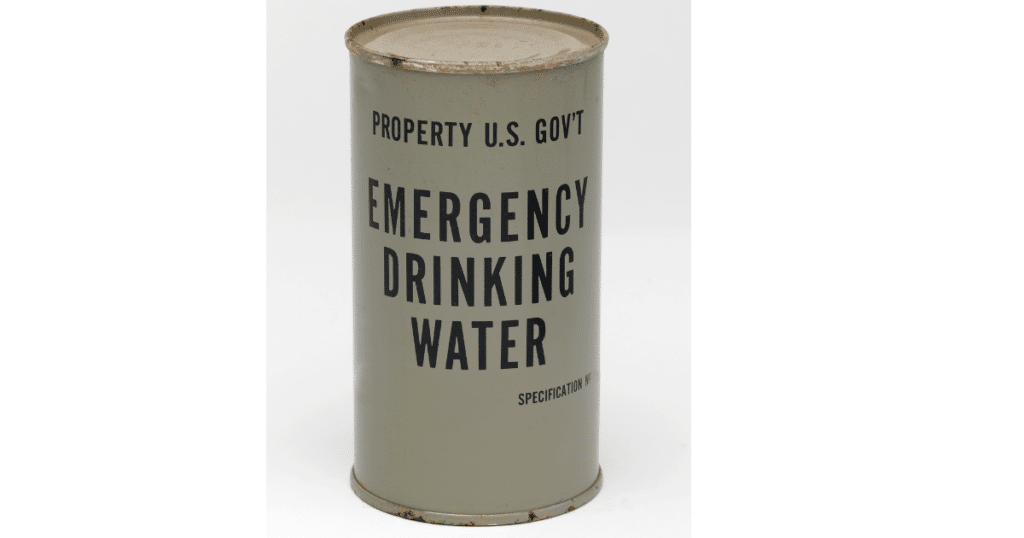 emergency drinking water