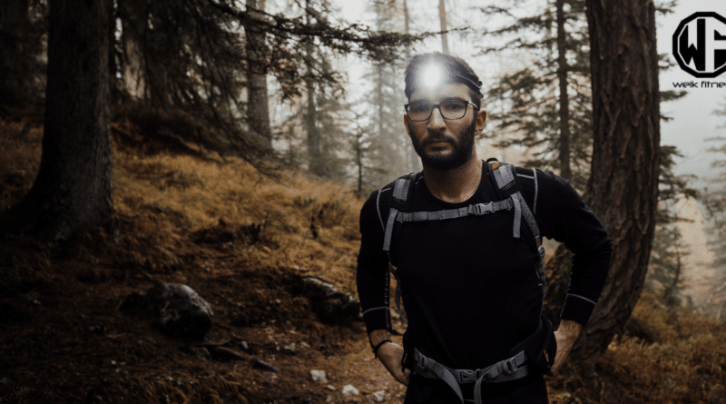 Kombat UK Tactical LED Head Torch - White/Red Night Light, MOLLE Compatible, For Army/Camping