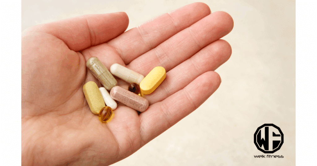 handful of supplements