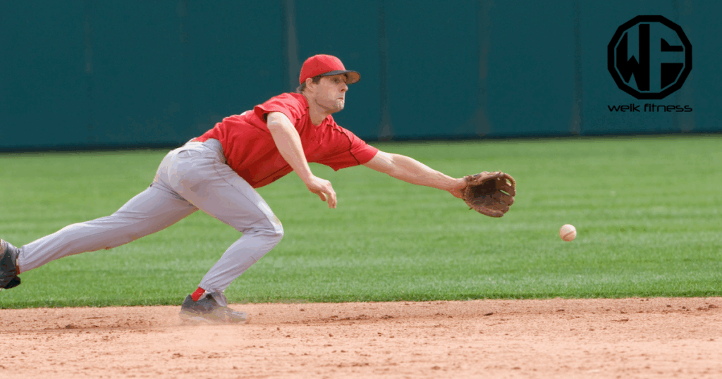 diving baseball player