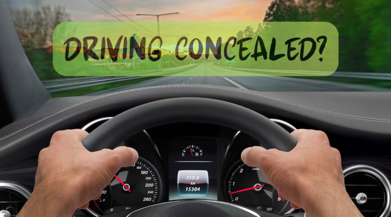 conceal carry while driving