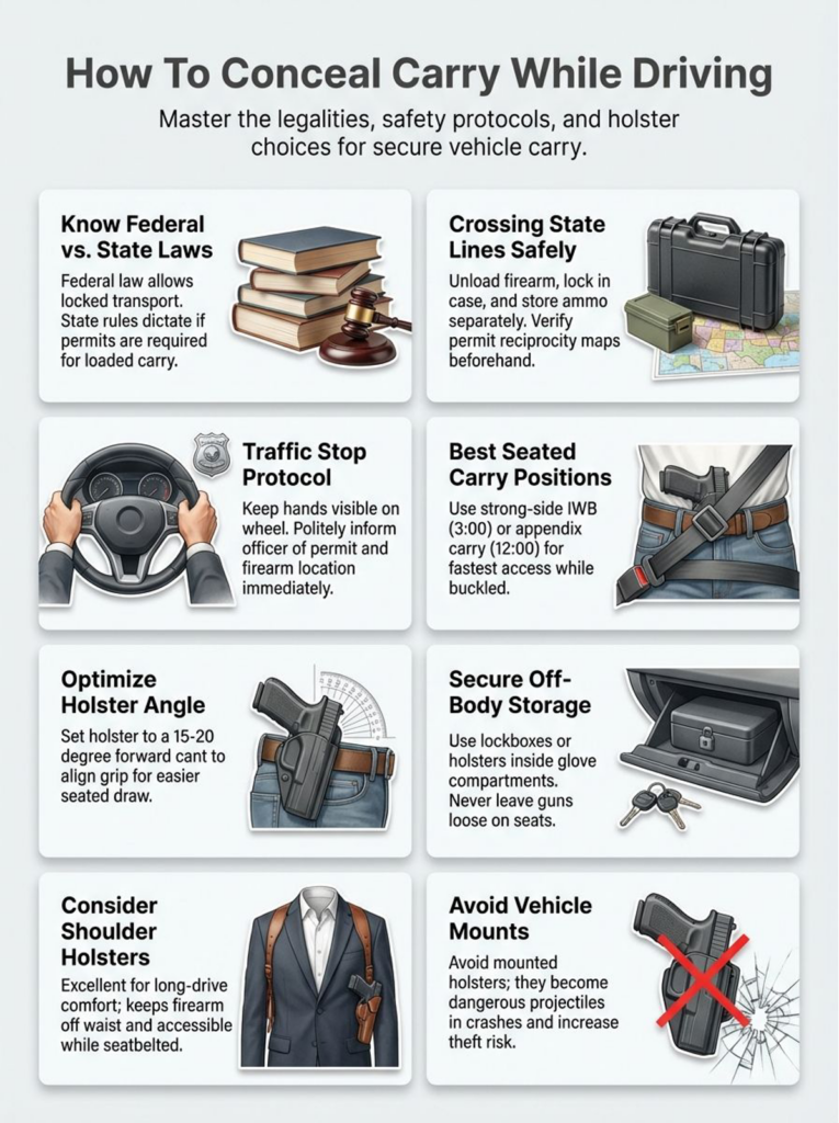 conceal carry while driving