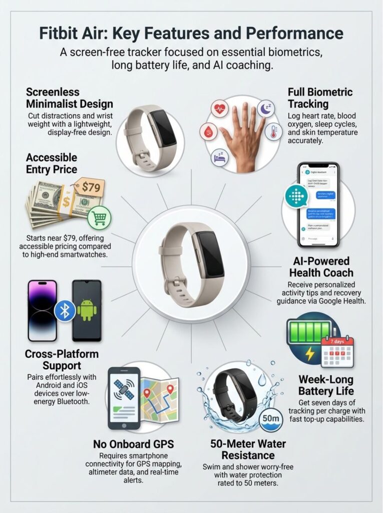 google fitbit air infographic